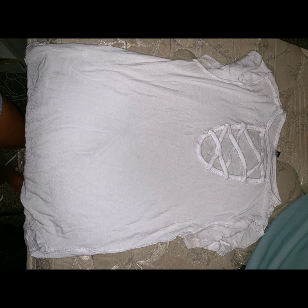 high neck tee